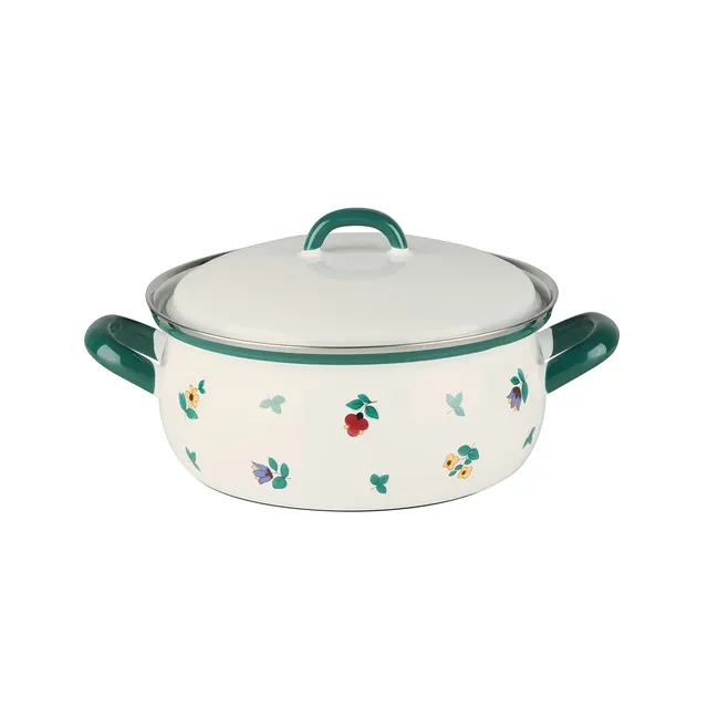 riess-0169-049-kasserolle-mit-deckel-16cm-gmundner-streublumen-emaille-1-2l image 1