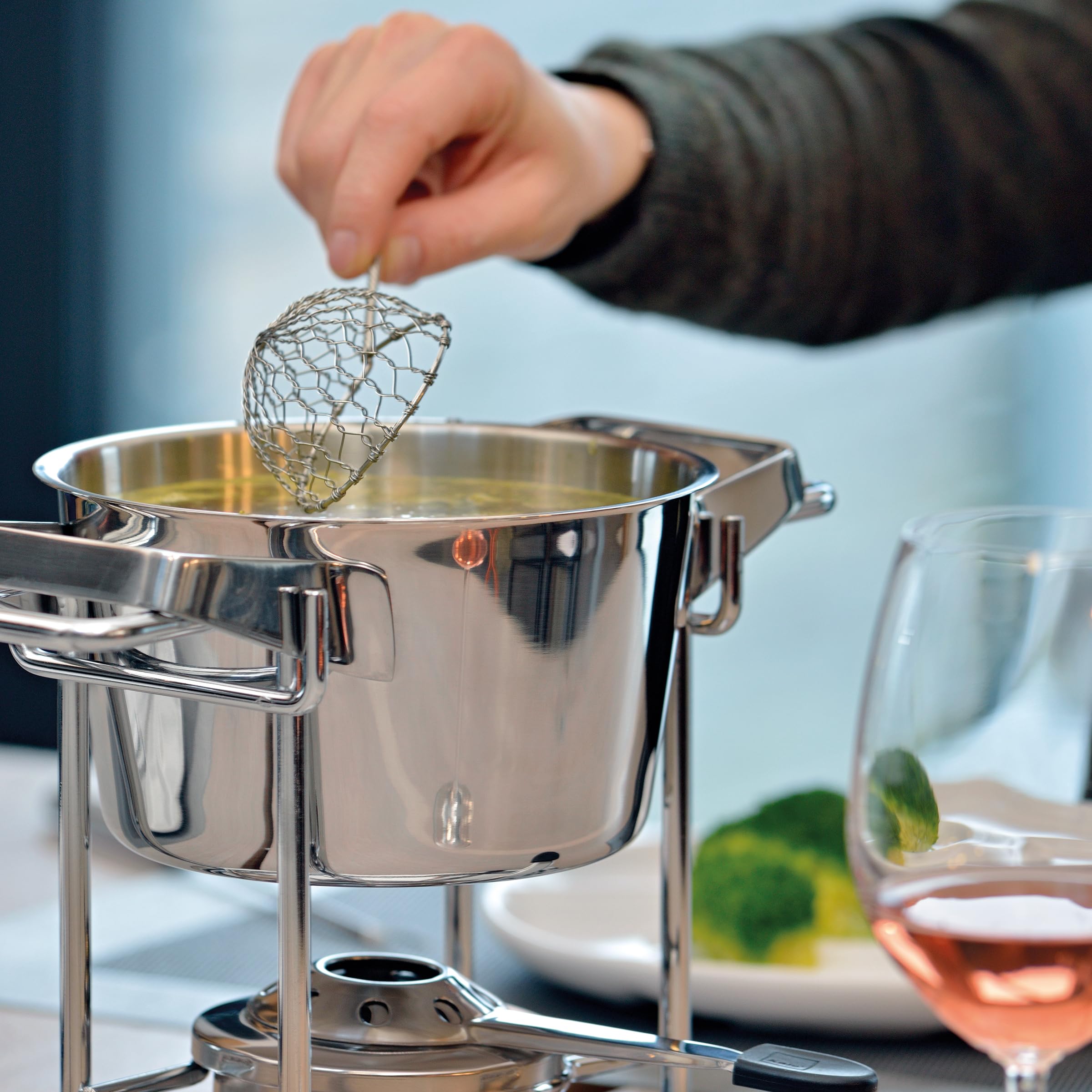 kela-fondue-siebe-set-tamis-4-st-ck-fonduesieb-edelstahl-22-5-cm image 2