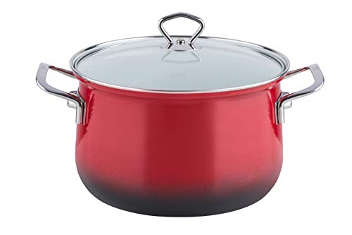 riess-nouvelle-brombeer-fleischtopf-mit-glasdeckel-24-cm-6-liter-emaille-rot image 5