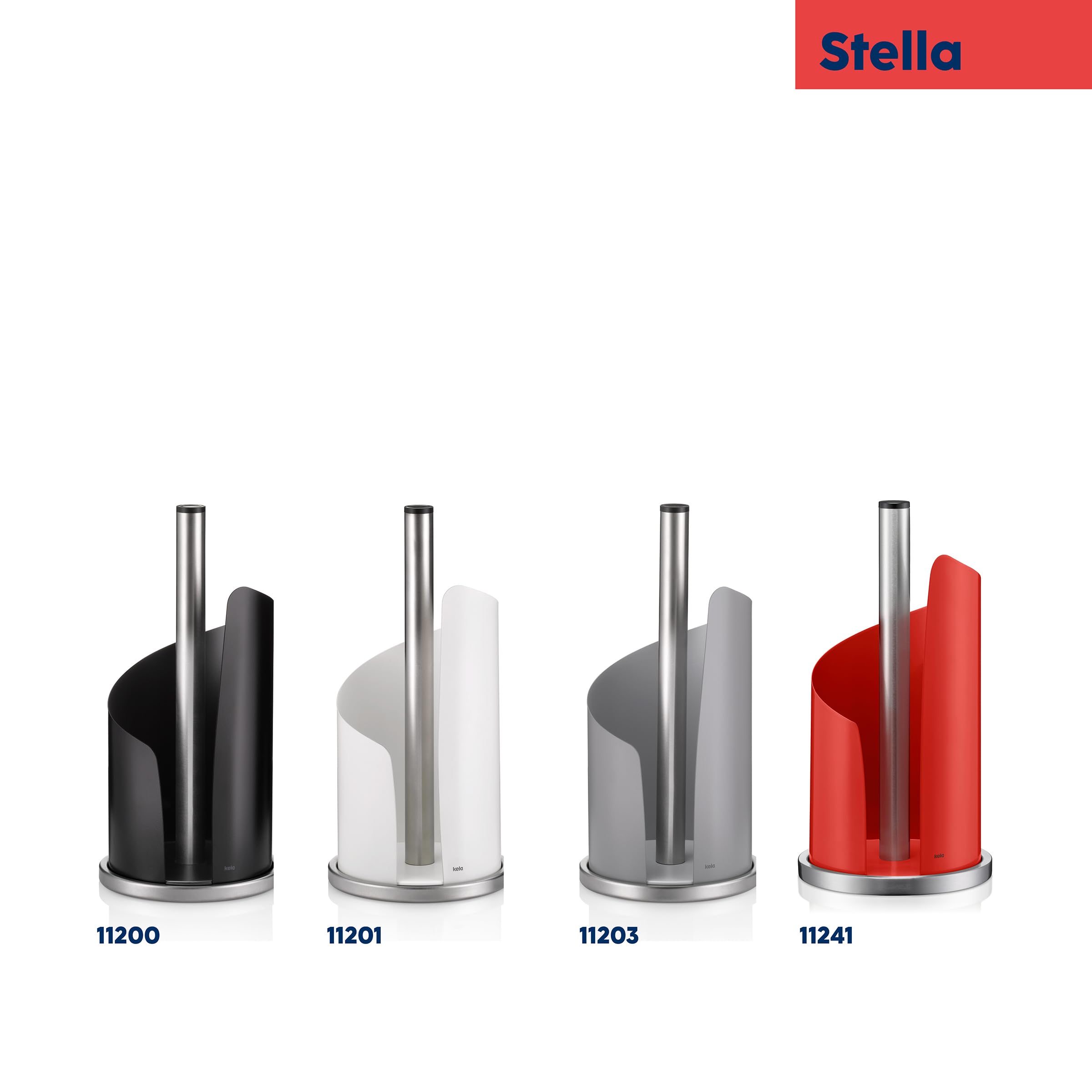 kela-k-chenrollenhalter-stella-schwarz-32-cm-edelstahl image 8