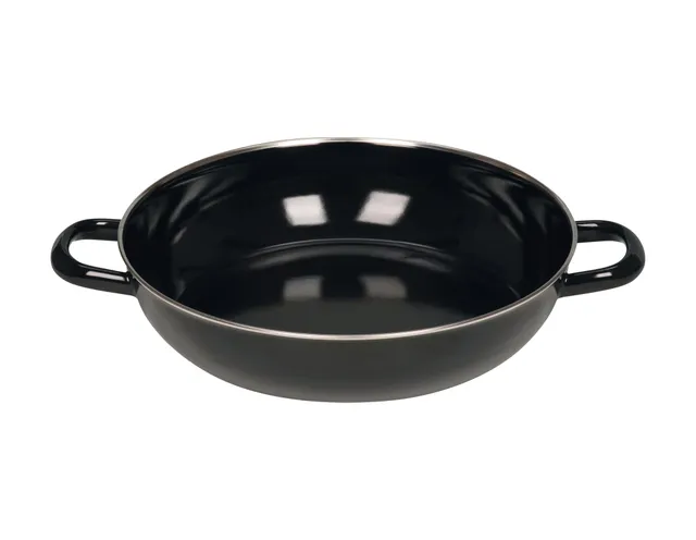 riess-classic-schmorpfanne-28-cm-schwarzemaille-ohne-deckel-2-2-liter image 1