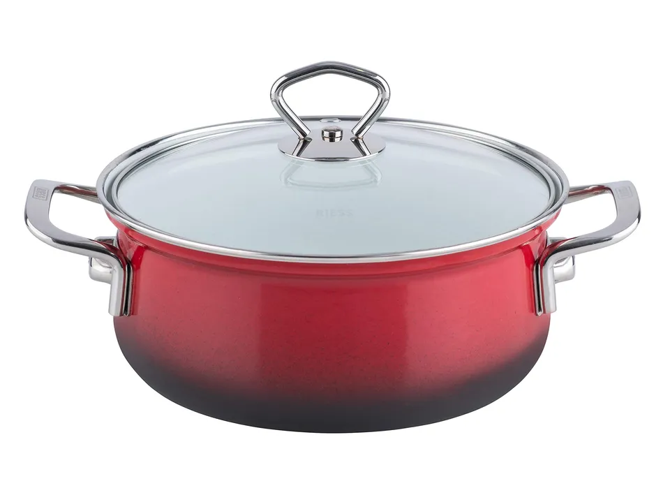 riess-nouvelle-brombeer-kasserolle-mit-glasdeckel-20-cm-2-l-emaille image 1