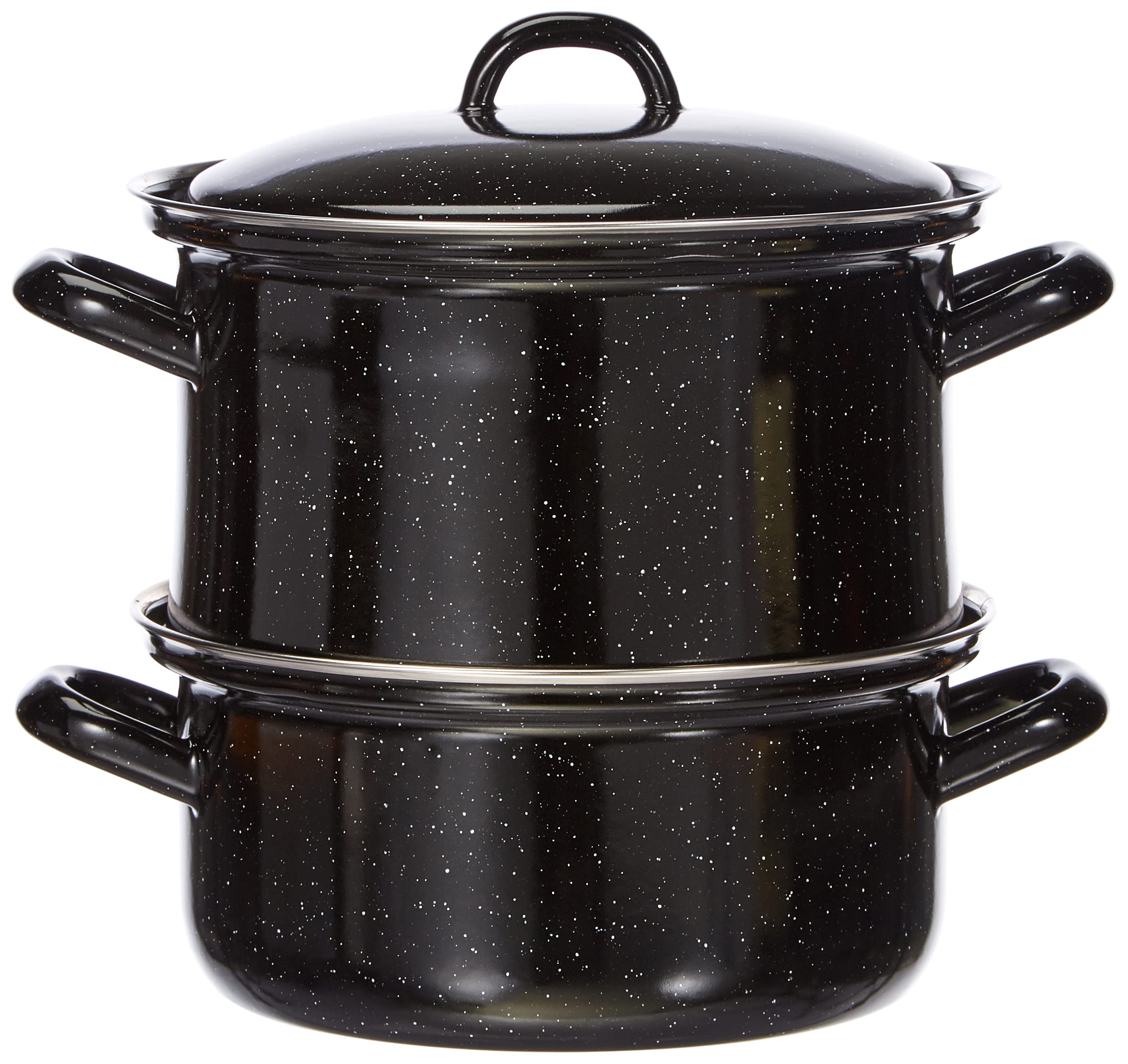 riess-0286-022-kartoffelkocher-mit-deckel-18-cm-classic-schwarz-emaille-3-teilig image 2