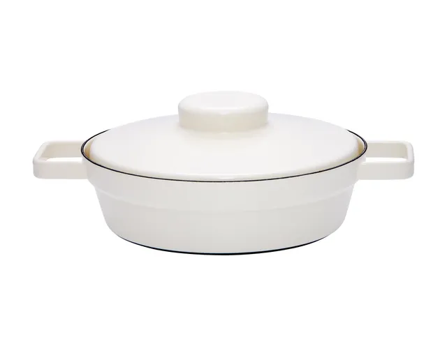riess-pfanne-mit-deckel-2123-212-aromapots-pure-white-24-cm-emaille-wei image 1