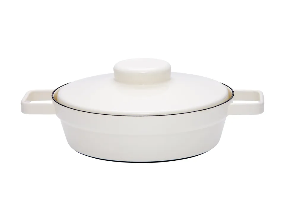 riess-pfanne-mit-deckel-2123-212-aromapots-pure-white-24-cm-emaille-wei image 1