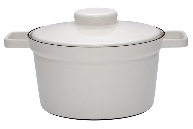 riess-2106-211-aromapot-topf-mit-deckel-24-cm-3-5-liter-light-grey-emaille-induk image 1