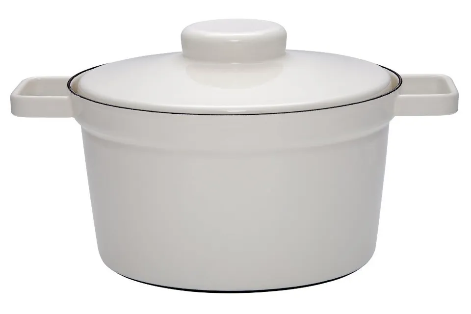 riess-2106-211-aromapot-topf-mit-deckel-24-cm-3-5-liter-light-grey-emaille-induk image 1