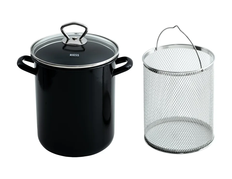 riess-0344-022-pastatopf-spargeltopf-16cm-3-5-liter-classic-schwarz image 1