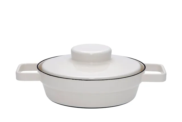 riess-aromapots-pfanne-mit-deckel-20-cm-emaille-light-grey-induktion image 1