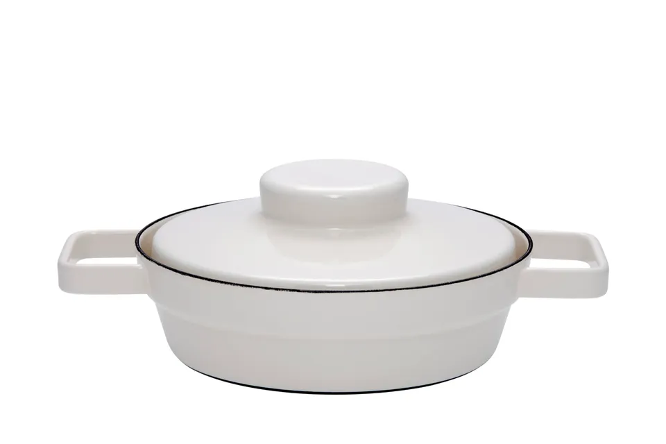 riess-aromapots-pfanne-mit-deckel-20-cm-emaille-light-grey-induktion image 1