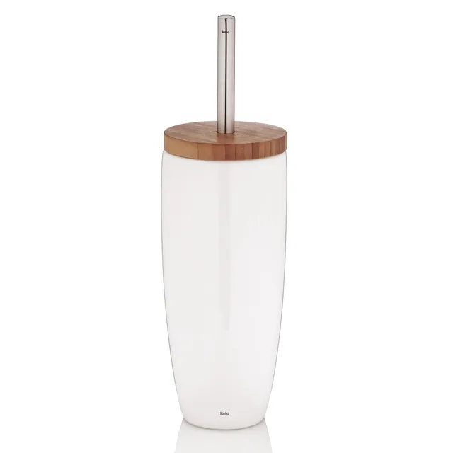 kela-natura-klob-rste-mit-beh-lter-37-5-cm-keramik-wei-gl-nzend image 1