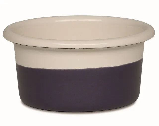 riess-edition-sarah-wiener-muffinbackform-flach-8-cm-x-4-cm-creme-pflaume-emaill image 1