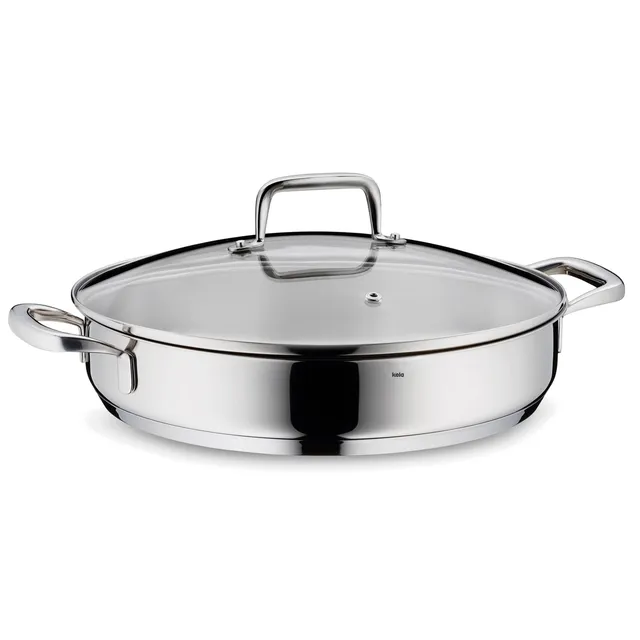 kela-flavoria-servier-schmorpfanne-28-cm-3-2-l-edelstahl-mit-deckel image 1