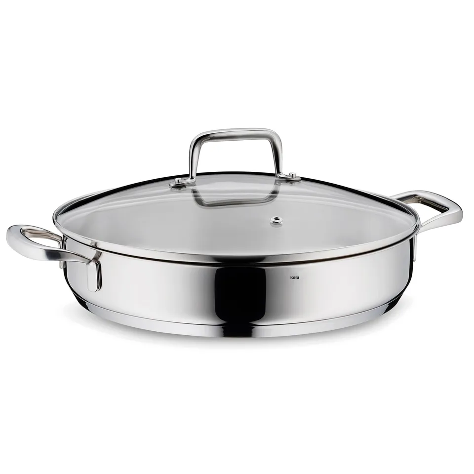 kela-flavoria-servier-schmorpfanne-28-cm-3-2-l-edelstahl-mit-deckel image 1