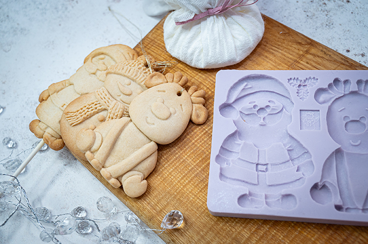 karen-davies-christmas-cookie-silikonform-santa-rentier-schneemann image 5