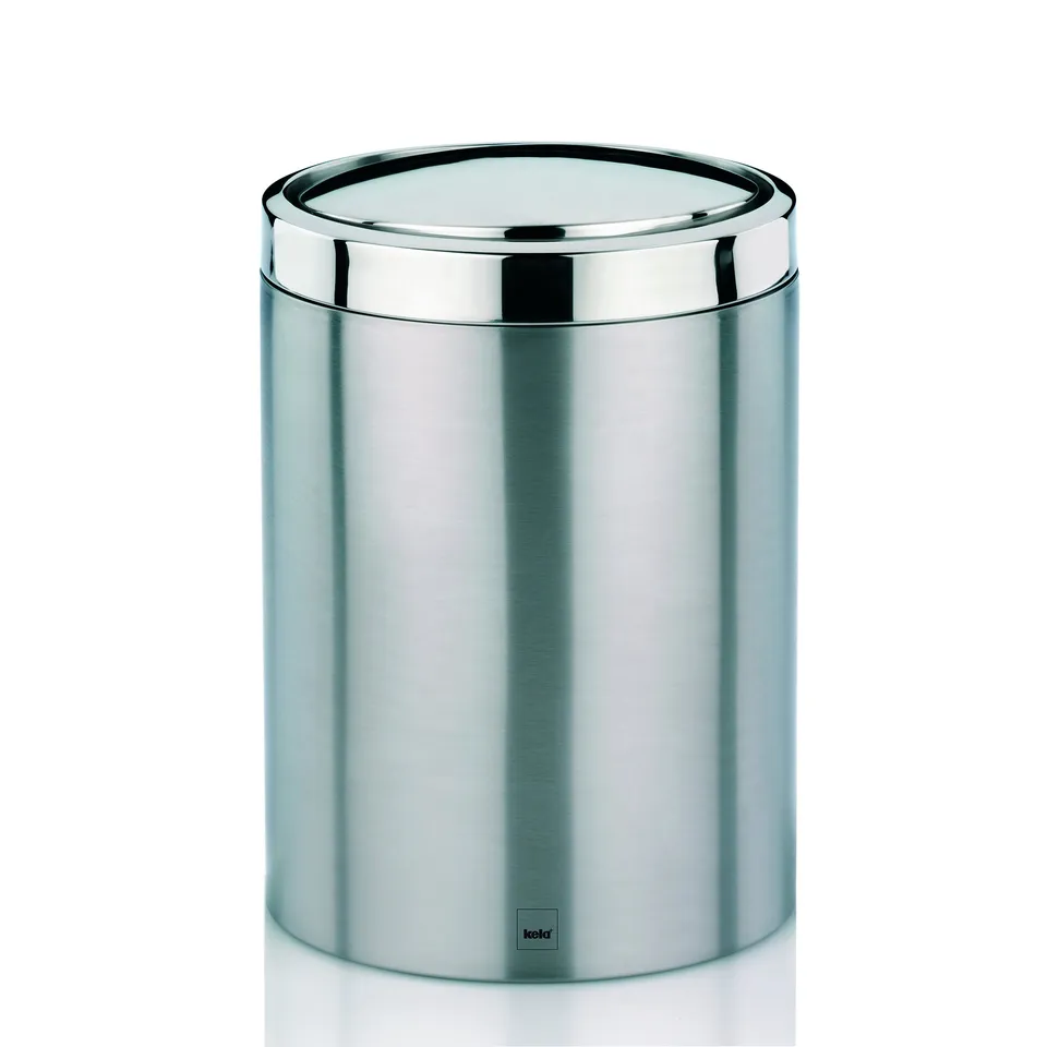 kela-ari-kosmetikeimer-7-liter-edelstahl-matt-mit-schwingdeckel image 1