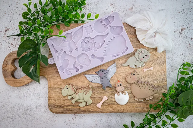 karen-davies-dinosaur-cookie-silikonform image 1