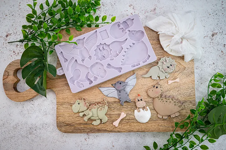 karen-davies-dinosaur-cookie-silikonform image 1