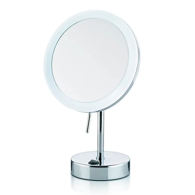 kela-sabina-20628-standspiegel-mit-led-und-5-fach-vergr-erung image 1