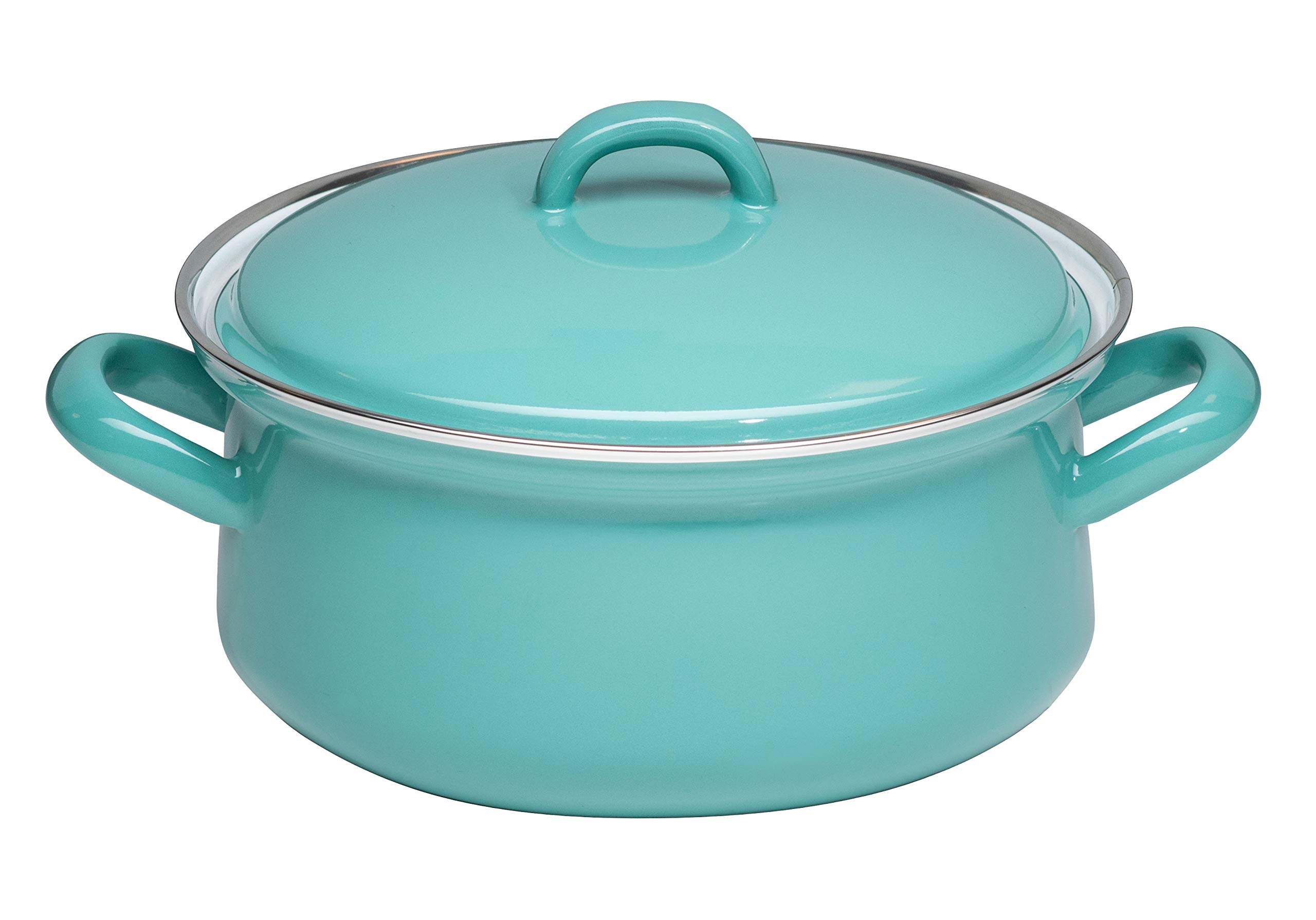 riess-nature-green-medium-topf-mit-deckel-20-cm-emaille-1-6-liter image 1