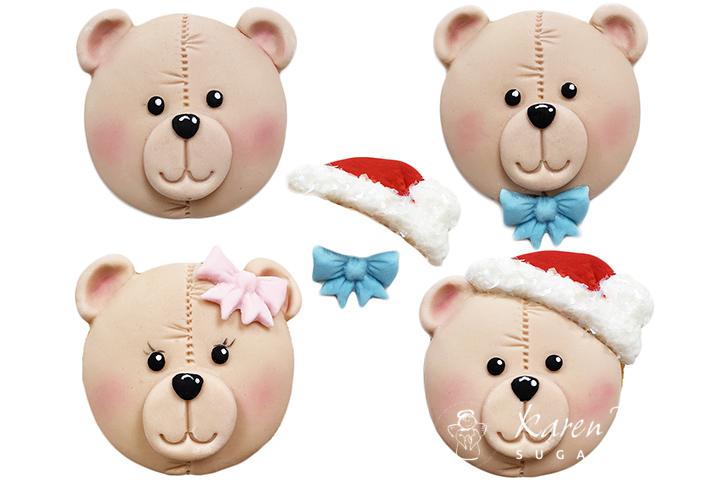karen-davies-cupcake-top-teddy-face-silikonform image 5