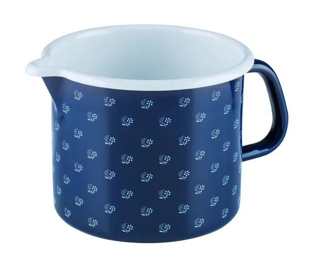 riess-0041-074-schnabeltopf-14-cm-dirndlblau-emaille-1-7-liter image 1