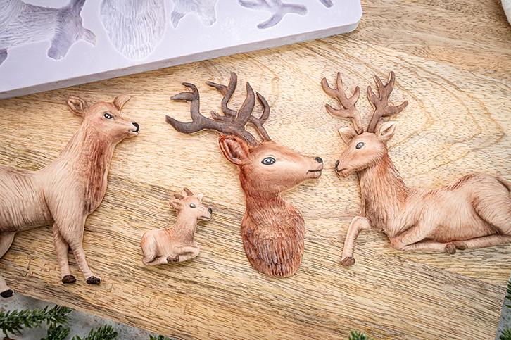 karen-davies-rustic-stag-silikonform-hirsch-walddeko image 6
