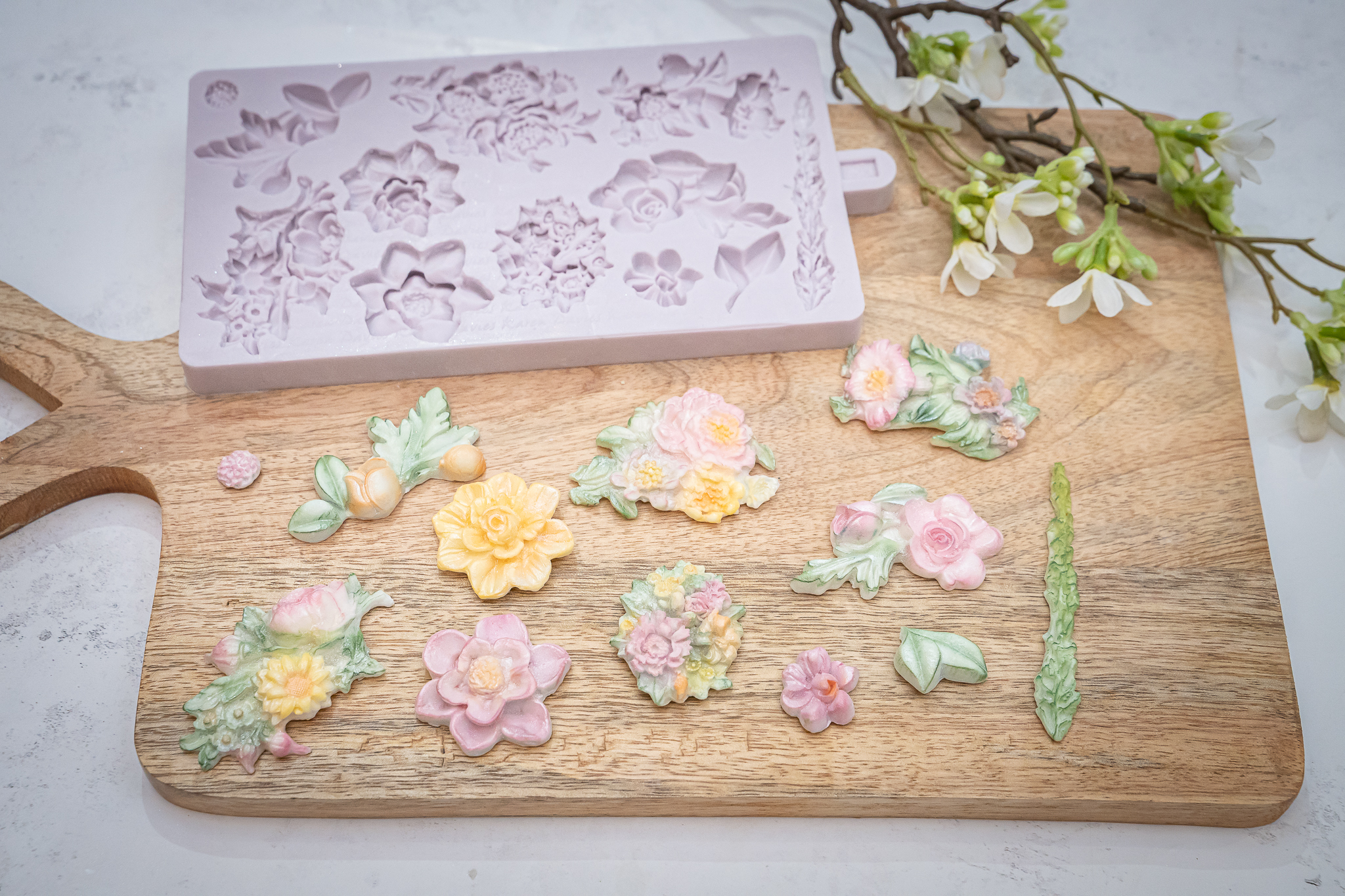 karen-davies-floral-elegance-bundle-blumen-silikonformen-set image 2
