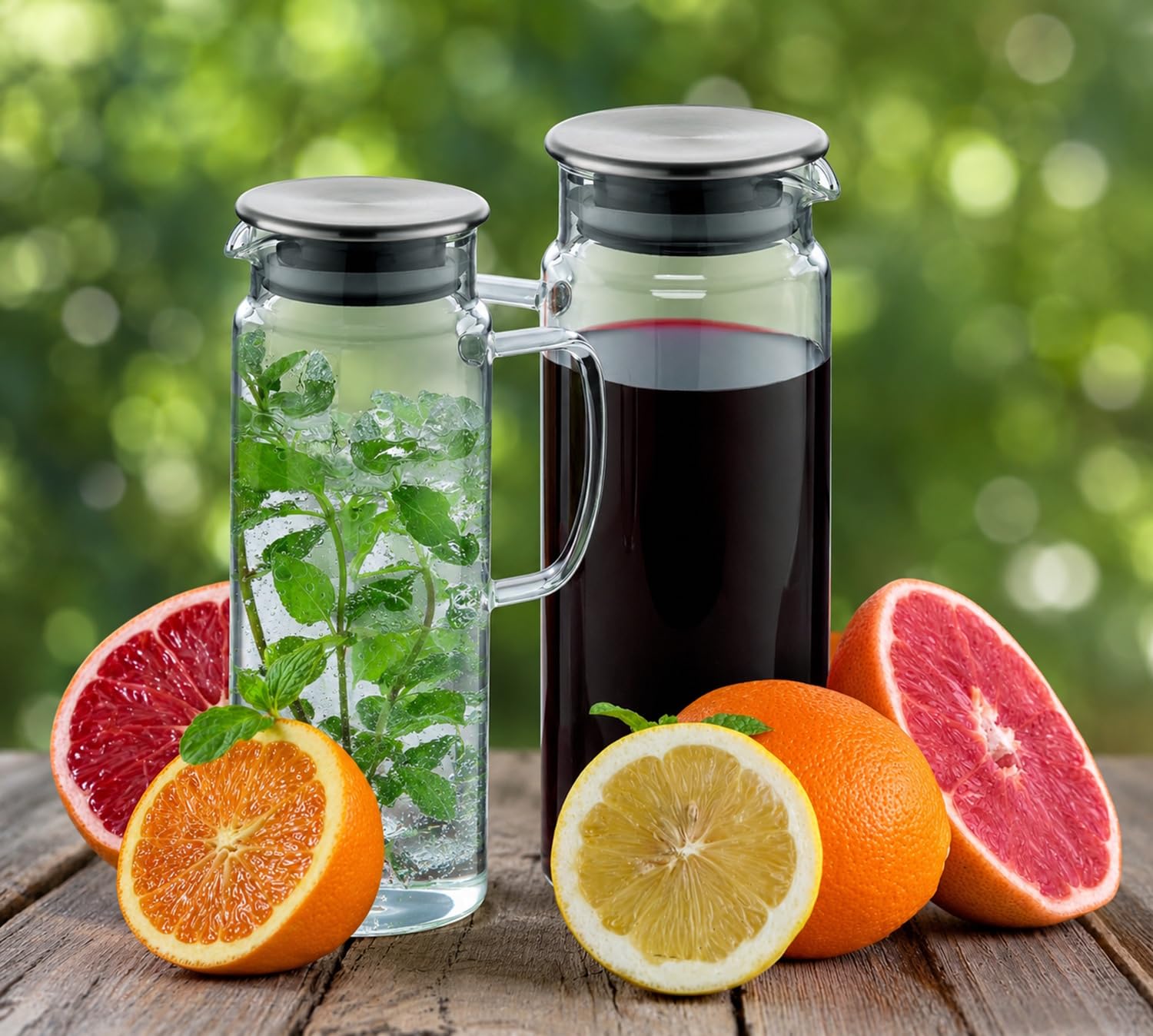 kela-pitcher-wasserkrug-1-6-liter-glaskaraffe-mit-deckel image 2