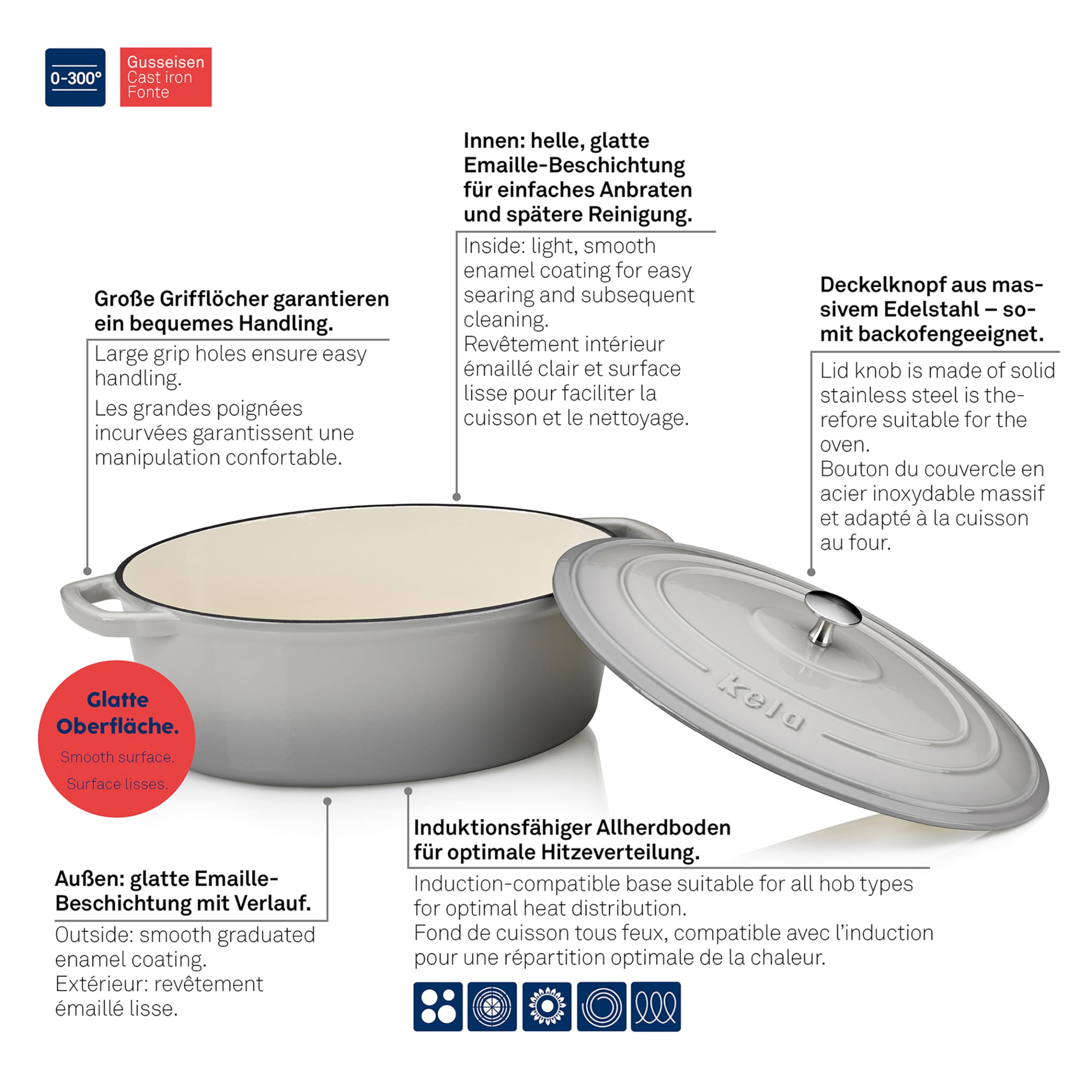 kela-calido-dutch-oven-br-ter-gusseisen-oval-6-liter-hellgrau-emailliert image 4