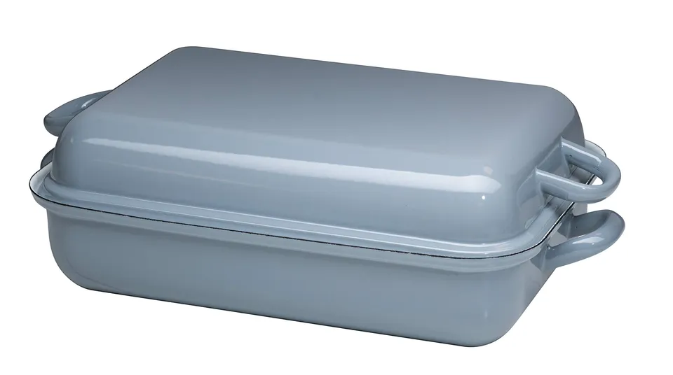 riess-classic-pure-grey-br-ter-bratpfanne-mit-deckel-37x26-cm-emaille image 1