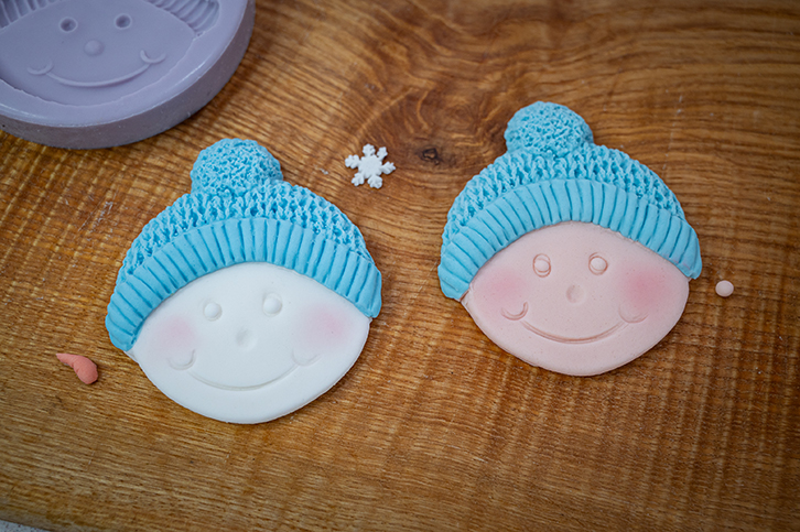 karen-davies-cupcake-top-snowman-bobble-silikonform image 6