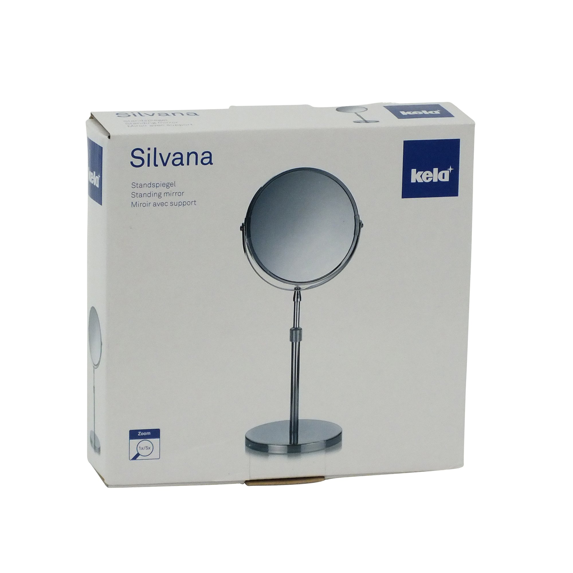 kela-silvana-standspiegel-17-cm-chrom-1-5-fach-vergr-erung image 2
