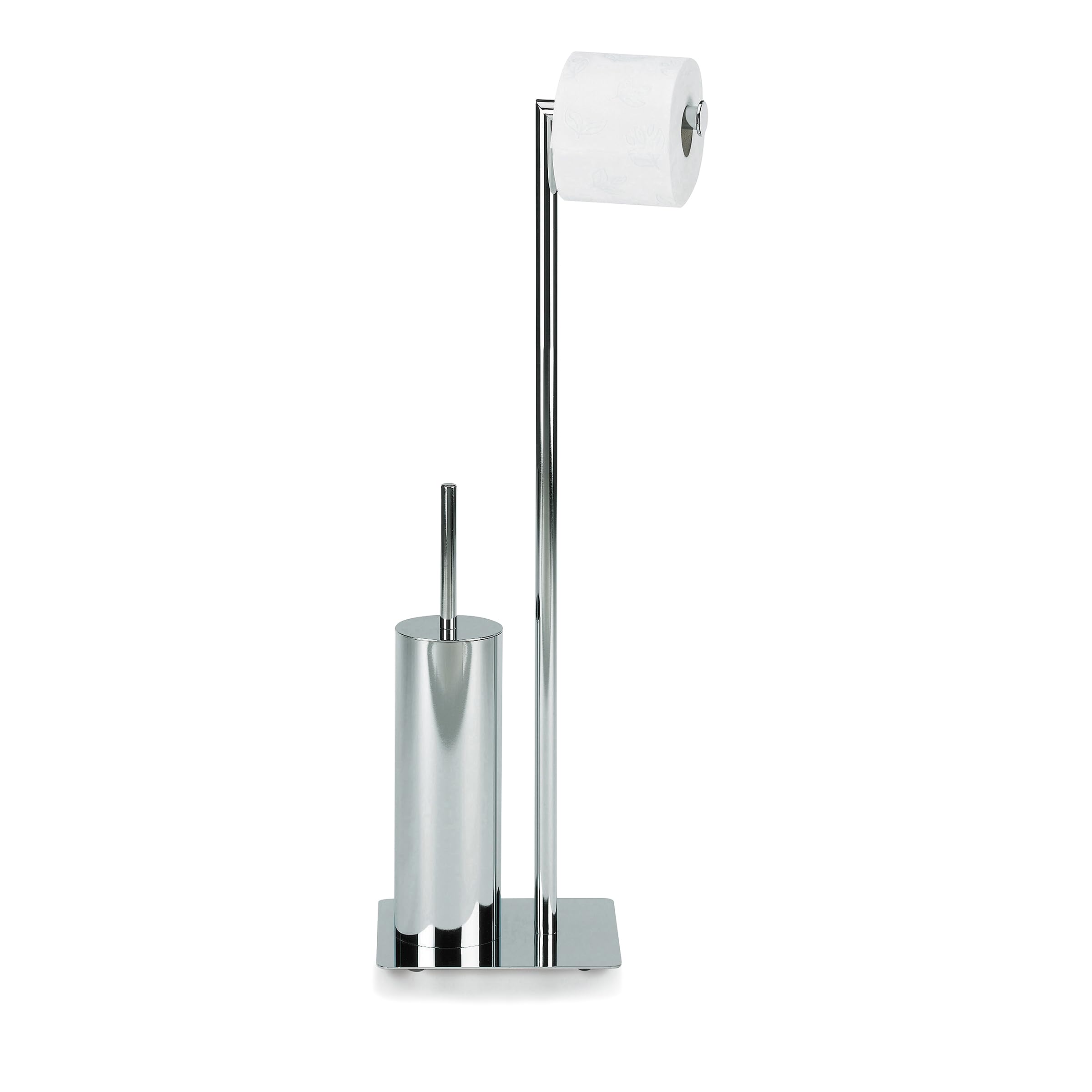 kela-style-wc-garnitur-stand-71-cm-metall-gl-nzend-mit-b-rste-und-papierhalter image 1