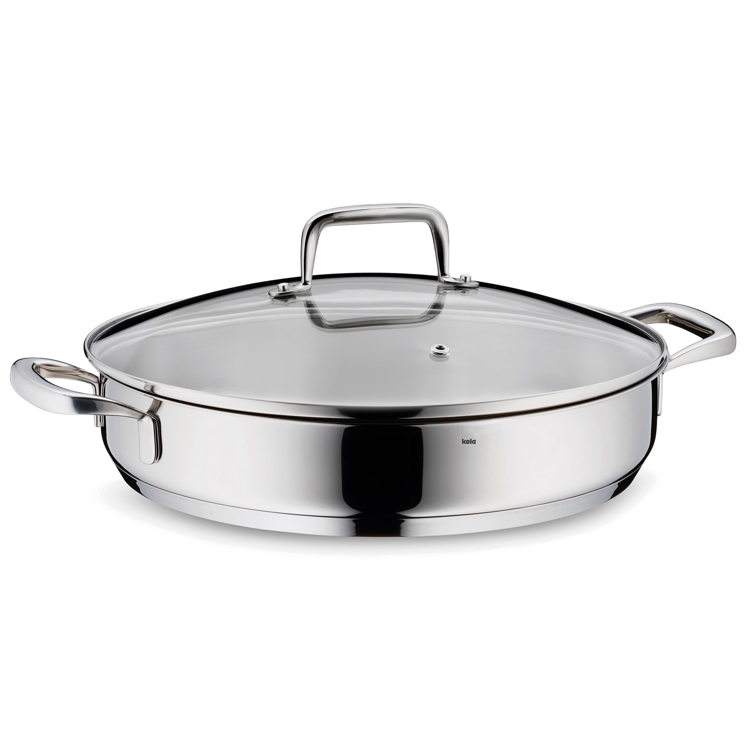 kela-flavoria-servier-schmorpfanne-28-cm-3-2-l-edelstahl-mit-deckel image 1