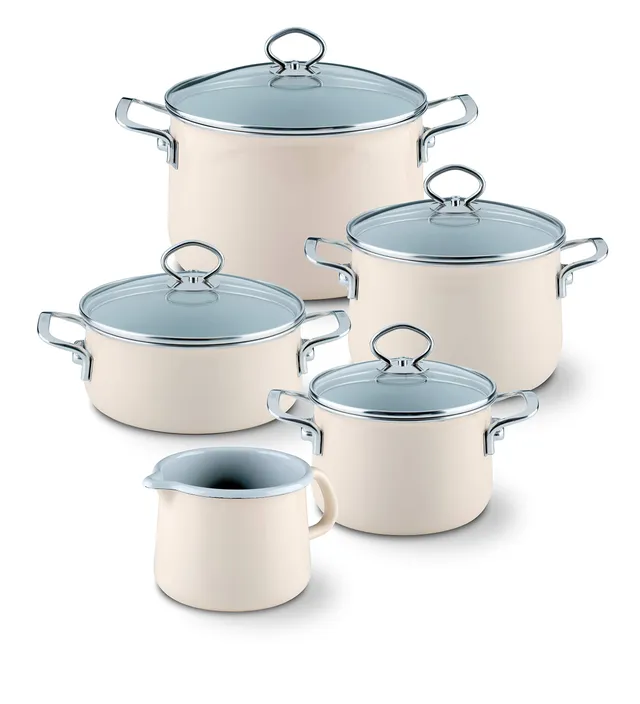 riess-nouvelle-avorio-extra-stark-spar-set-5-teilig-emaille-topfset image 1