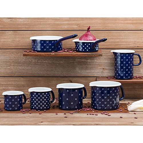 riess-0038-074-schnabeltopf-9-cm-dirndlblau-emaille-0-5-liter-mit-deckel image 4