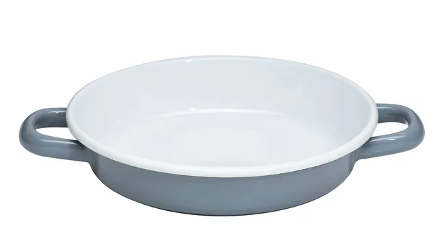 riess-eier-und-servierpfanne-18cm-pure-grey-emaille-0-7-liter image 1