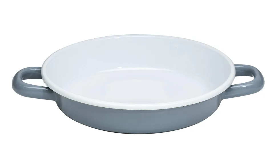 riess-eier-und-servierpfanne-18cm-pure-grey-emaille-0-7-liter image 1
