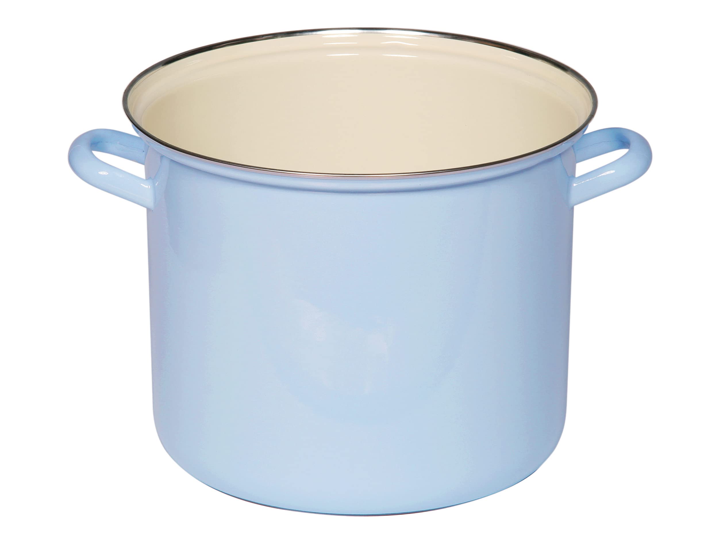 riess-topf-mit-chromrand-18cm-bunt-pastell-3-0-liter-emaille image 1