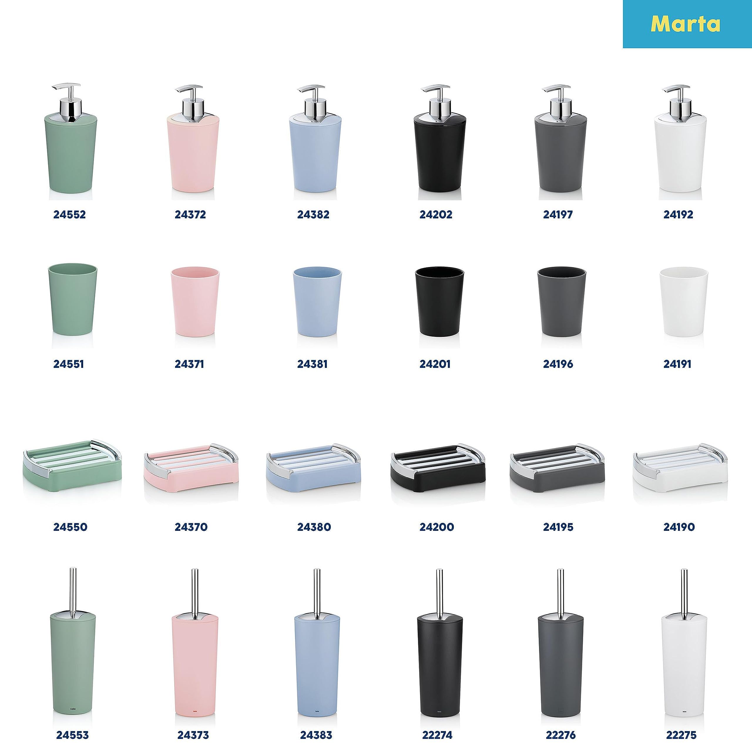kela-marta-wc-b-rstengarnitur-kunststoff-grau-matt-36-5-cm image 6