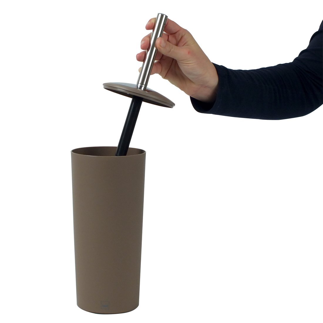 kela-marta-wc-garnitur-toilettenb-rste-mit-beh-lter-taupe image 3