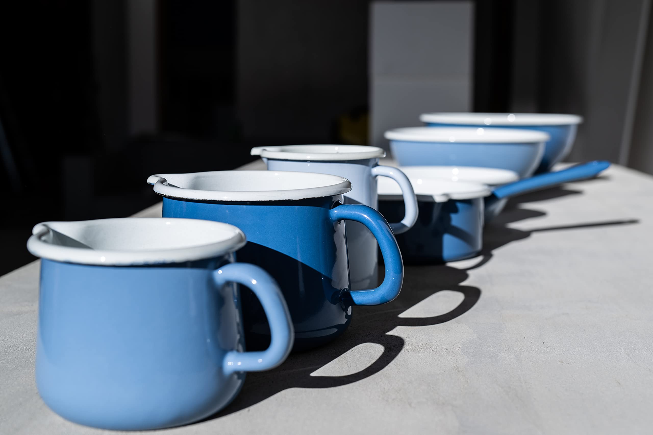 riess-schnabeltopf-12-cm-nature-blue-dark-milchtopf-emaille-1-0-liter image 3