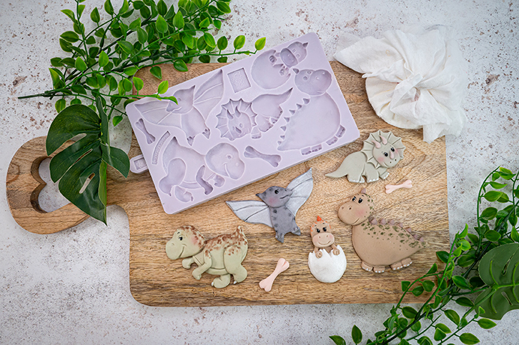 karen-davies-dinosaur-cookie-silikonform image 1