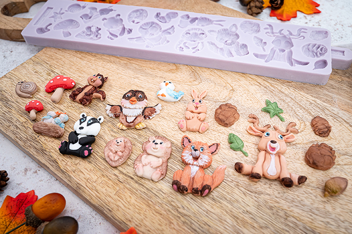 karen-davies-woodland-animals-silikonform image 3